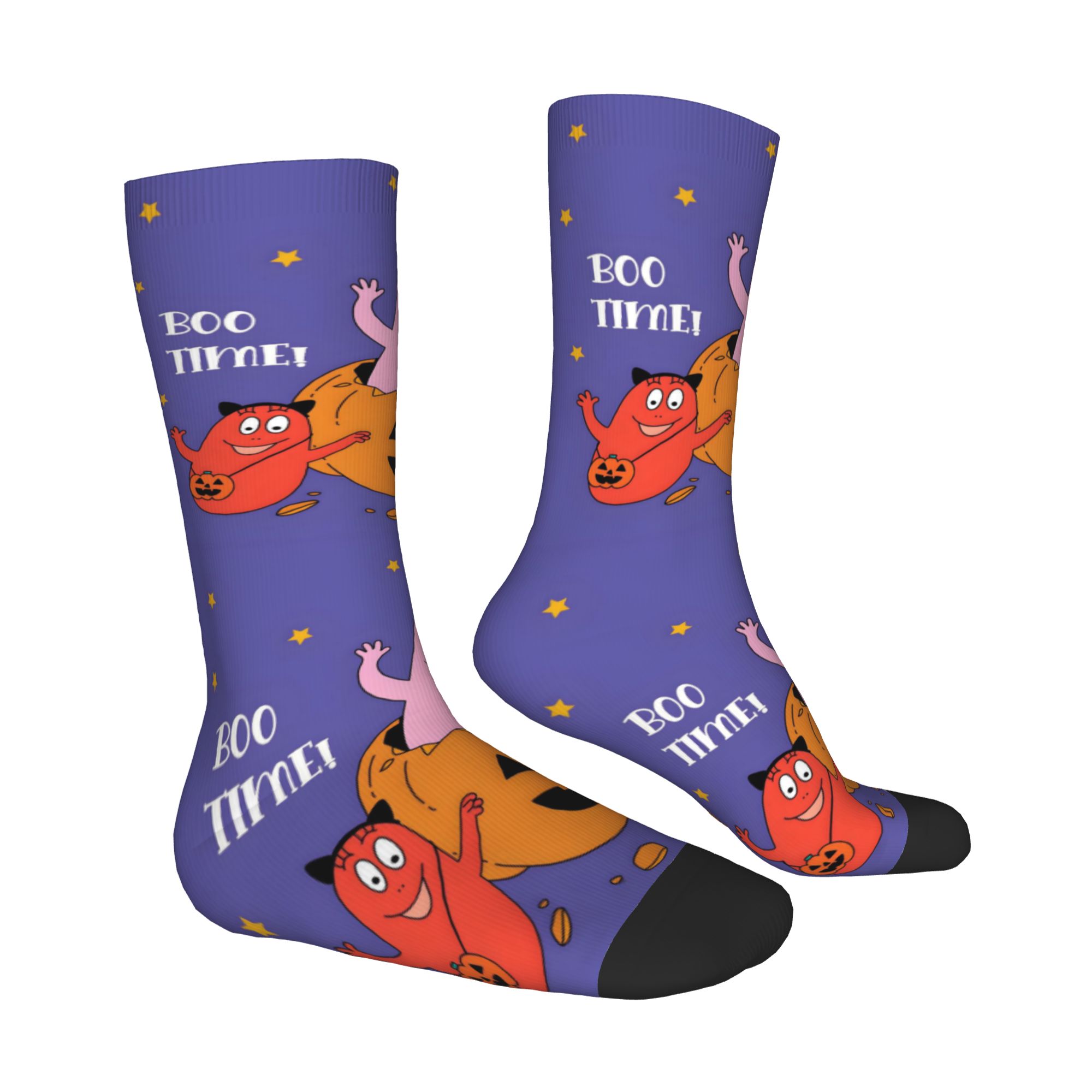 맞춤형 재미있는 만화 바바파파 벽지 무늬 드레스 양말  - Dress Sock Men 리뷰 및 가격