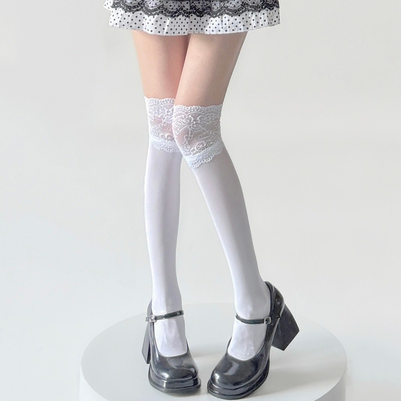 봄 가을 화이트 레이스 러플 중간 길이 양말 마이야드  - Boot Sock Slouchy 리뷰 및 가격